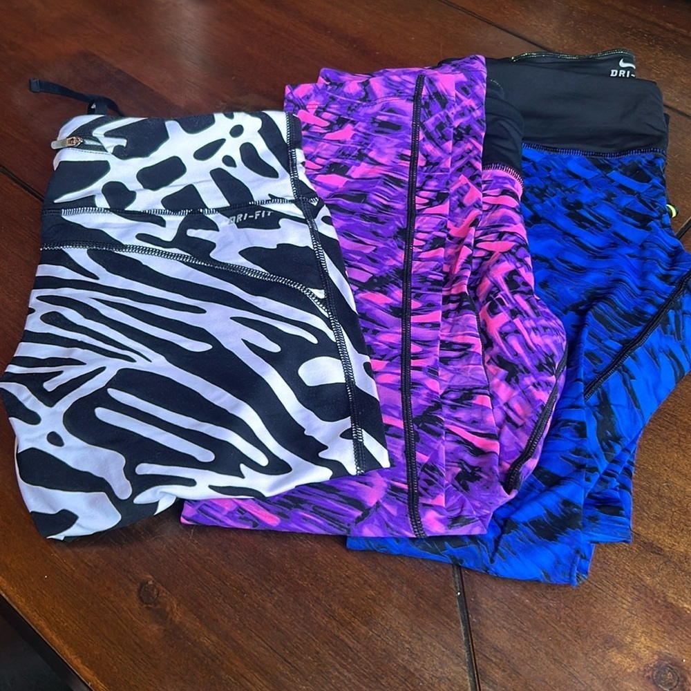 3 pair Nike - DriFit Running Legging size S P